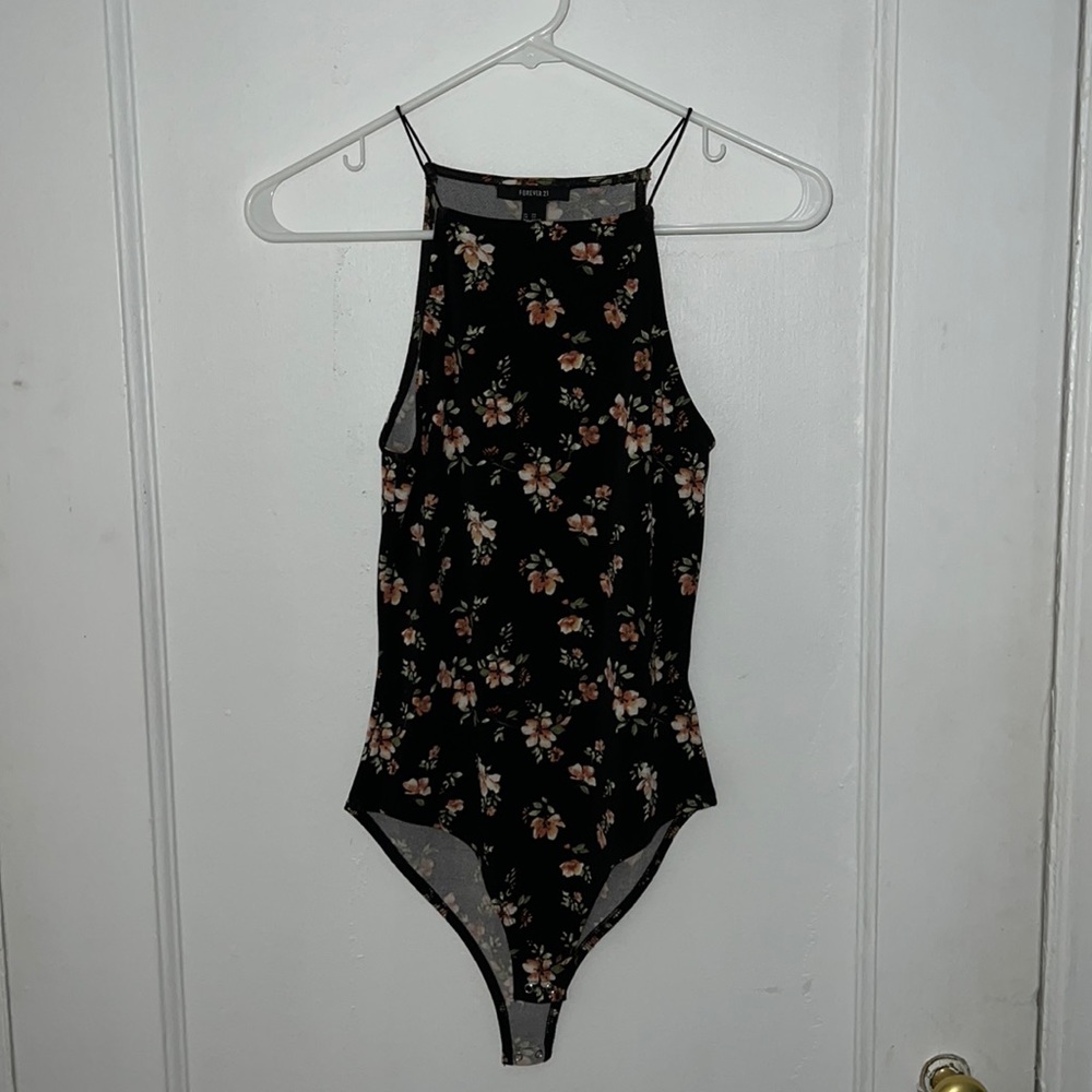 Floral body suit